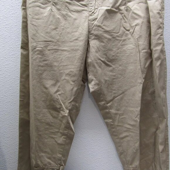 NEW BITTE KAI RAND Womens Cotton Twill Pant and Jacket Set Size M Beige - Picture 15 of 15
